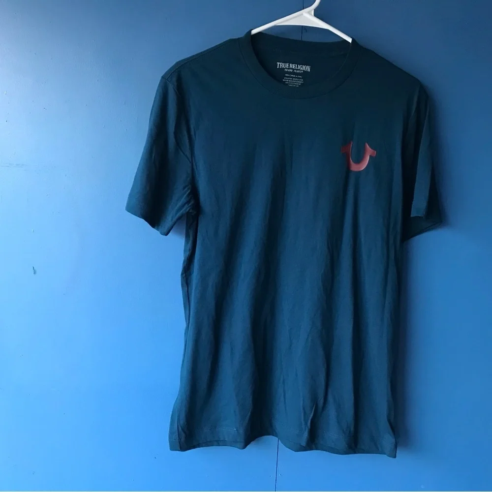 NWOT True Religion Blue Buddha Tee
